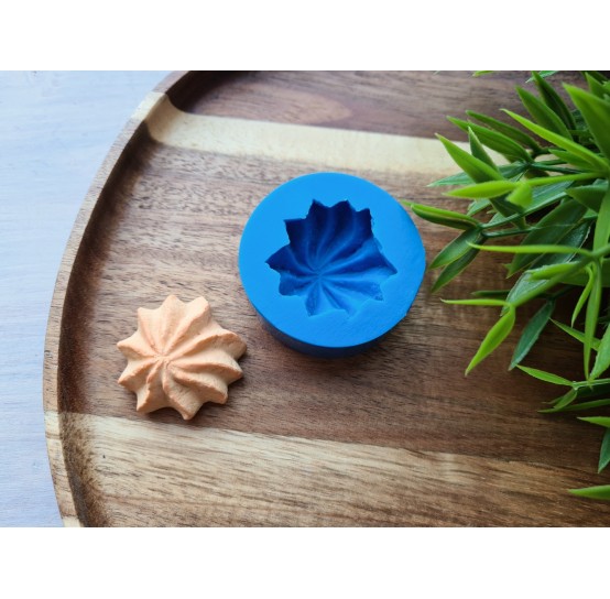 Silicone mold, Full size cookie, style 39, shortbread, ~ Ø 3.4-3.3 cm, H:1.5 cm