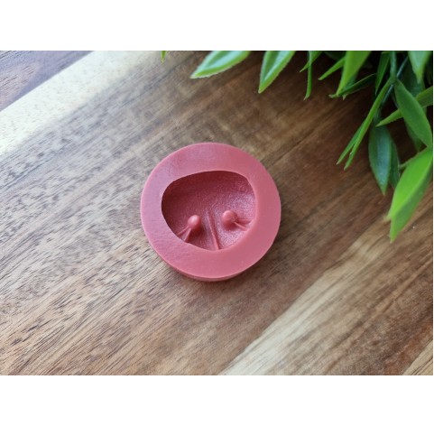 Silicone mold, Dog or bear nose, style 5, ~ 2.2*2.5 cm