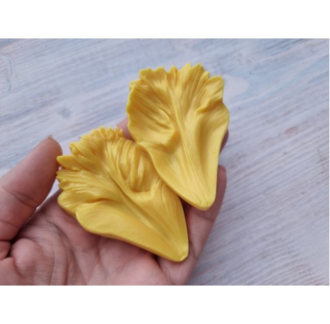 Silicone veiner, Parrot tulip petal texture, style 2