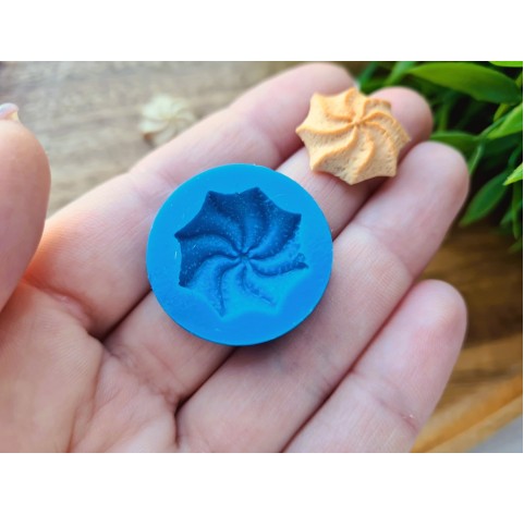 Silicone mold, Cookie, style 5, shortbread, ~ Ø 1.9 cm, H:0.5 cm