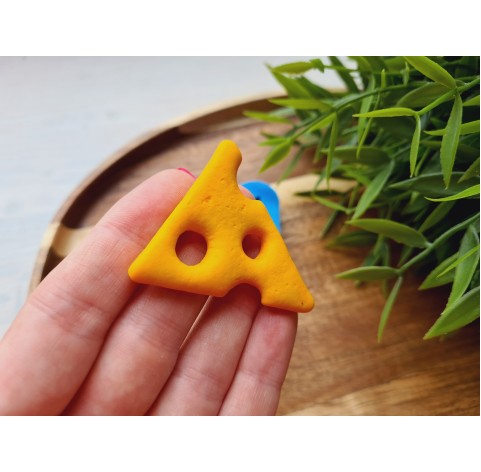 Silicone mold, Full size biscuit, style 7, cheese slice form, ~ 4.3*4.5 cm, H:0.5 cm