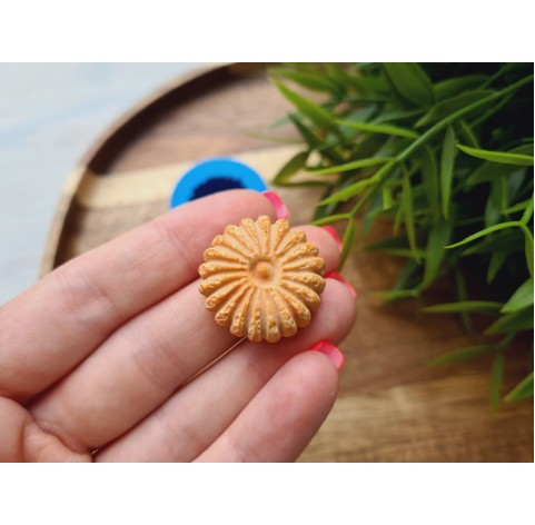 Silicone mold, Cookie, style 8, shortbread, ~ Ø 2.4 cm, H:1 cm