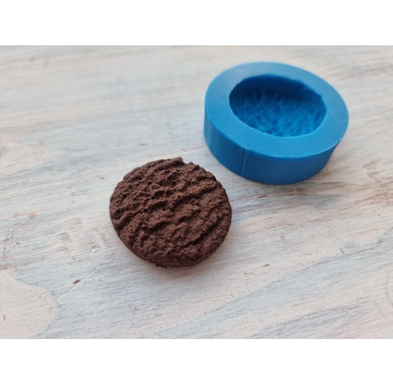 Silicone mold, Cookie 10, round ~ 3.1*3.4 cm