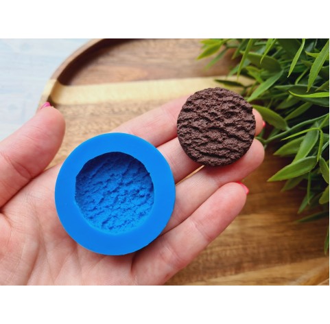 Silicone mold, Full size cookie, style 37, shortbread, ~ 3.1*3.3 cm, H:1 cm