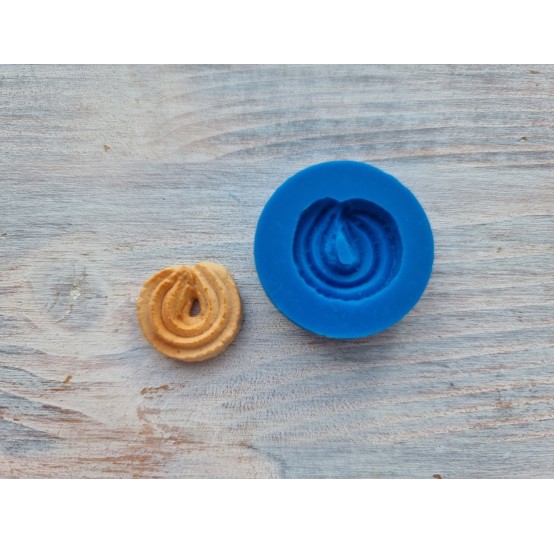 Silicone mold, Cookie 15, shortbread cookie, ~ Ø 1.8 cm