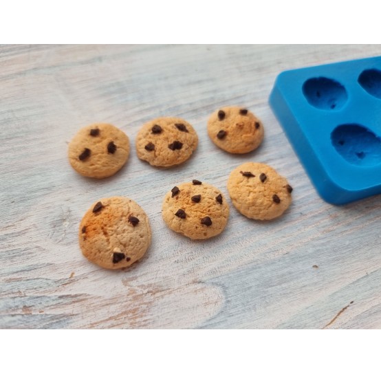 Silicone mold, Mini cookie set 11, 6 pcs., ~ 2 cm