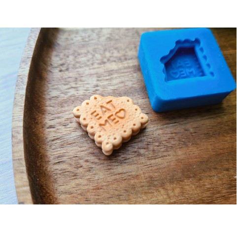 Silicone mold, Biscuit, style 17, ~ 1.9*1.9 cm, H:0.7 cm