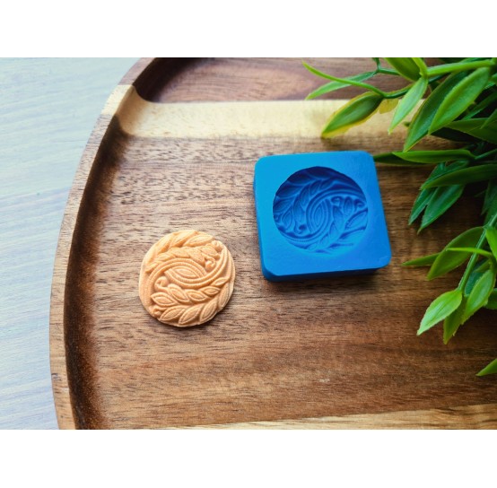 Silicone mold, Biscuit, style 4, ~ Ø 2.7 cm, H:0.7 cm