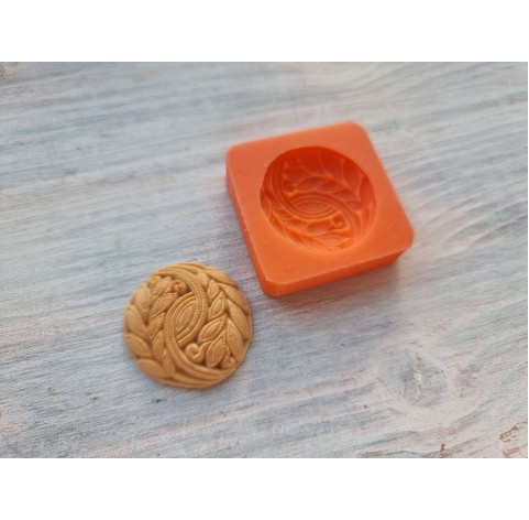 Silicone mold, Biscuit, style 4, ~ Ø 2.7 cm, H:0.7 cm