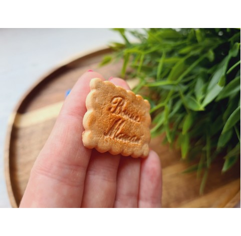 Silicone mold, Full size biscuit, style 21, ~ 2.8*3.7 cm, H:0.3 cm