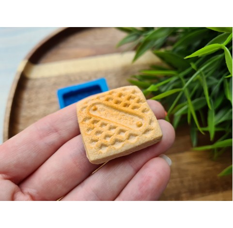 Silicone mold, Full size biscuit, style 9, ~ 3.2 cm, H:0.7 cm