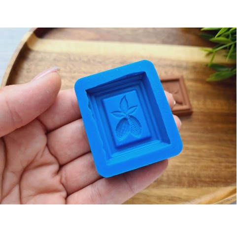 Silicone mold, Chocolate, style 2, ~ 3.2*3.9 cm, H:0.7 cm