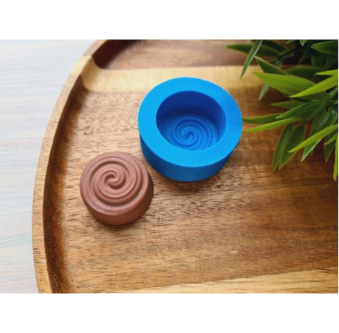 Silicone mold, Chocolate, style 15, ~ Ø 2.7 cm, H:1.4 cm