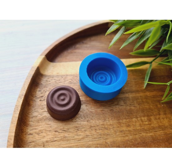 Silicone mold, Chocolate, style 22, ~ Ø 2.4 cm, H:1 cm