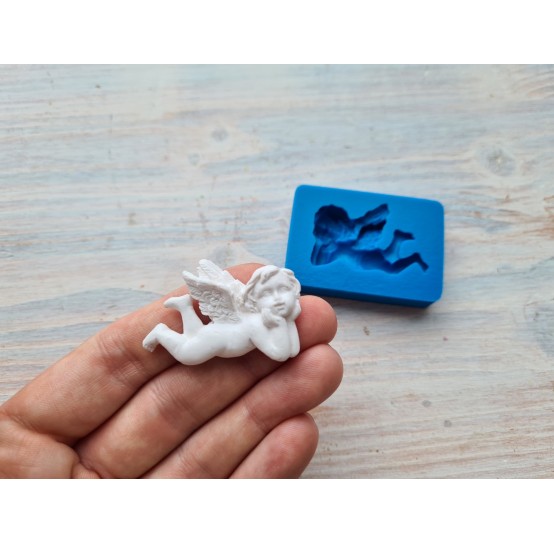 Silicone mold, Angel, style 6, ~ 2.5*4 cm, H:0.7 cm