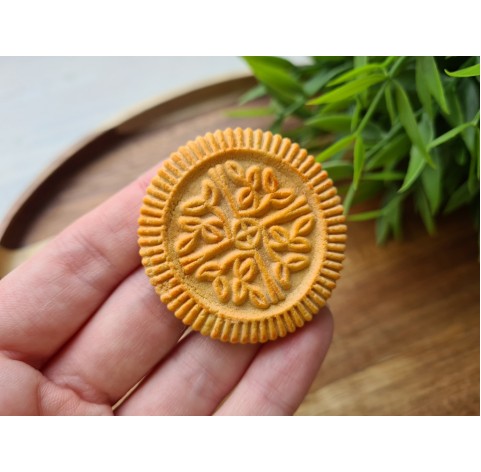 Silicone mold, Full size biscuit, style 40, ~ Ø 4.4 cm, H:0.6 cm