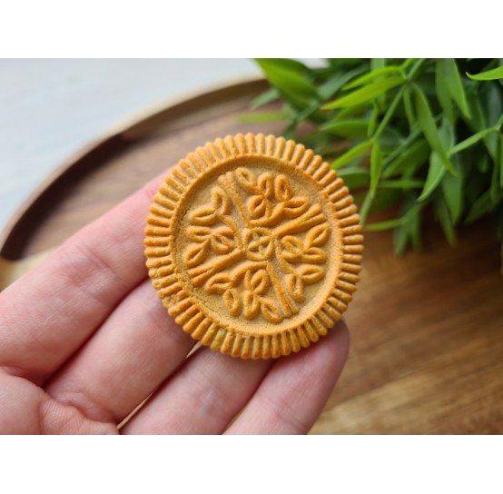 Silicone mold, Full size biscuit, style 40, ~ Ø 4.4 cm, H:0.6 cm