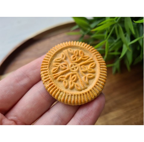 Silicone mold, Full size biscuit, style 40, ~ Ø 4.4 cm, H:0.6 cm