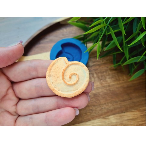 Silicone mold, Full size biscuit, style 41, shell form, ~ 3.3*3.6 cm, H:0.9 cm