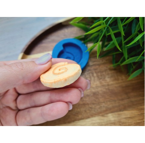 Silicone mold, Full size biscuit, style 41, shell form, ~ 3.3*3.6 cm, H:0.9 cm