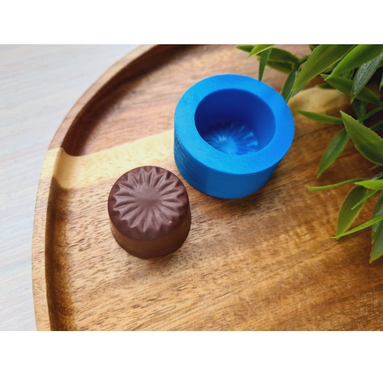 Silicone mold, Chocolate, style 31, ~ Ø 2.7 cm, H:1.8 cm