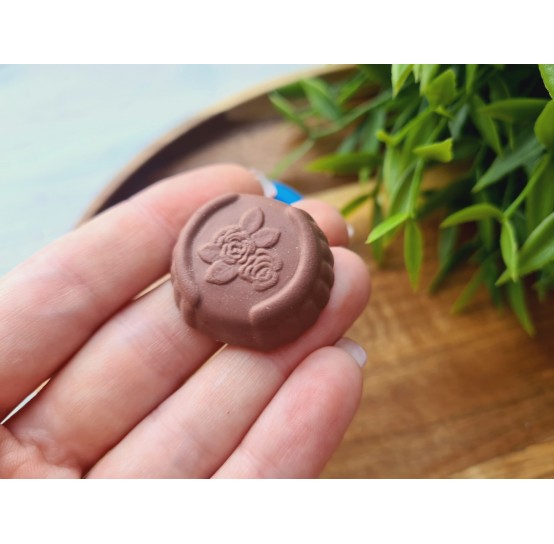 Silicone mold, Chocolate, style 37, ~ Ø 2.7*2.9 cm, H:0.9 cm
