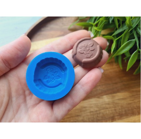 Silicone mold, Chocolate, style 37, ~ Ø 2.7*2.9 cm, H:0.9 cm