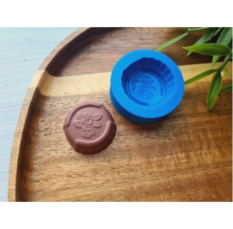 Silicone mold, Chocolate, style 37, ~ Ø 2.7*2.9 cm, H:0.9 cm