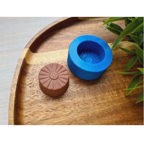 Silicone mold, Chocolate, style 38, ~ Ø 2.6 cm, H:1.3 cm