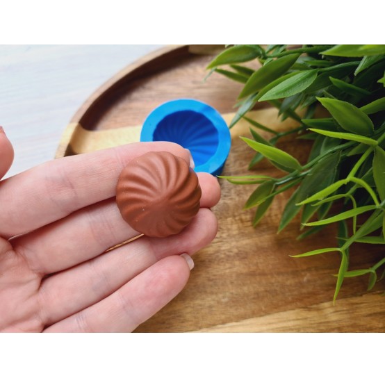 Silicone mold, Chocolate, style 39, ~ Ø 2.9 cm, H:1.4 cm