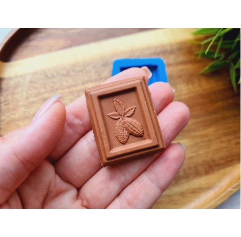 Silicone mold, Chocolate, style 2, ~ 3.2*3.9 cm, H:0.7 cm