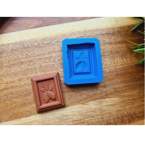 Silicone mold, Chocolate, style 2, ~ 3.2*3.9 cm, H:0.7 cm