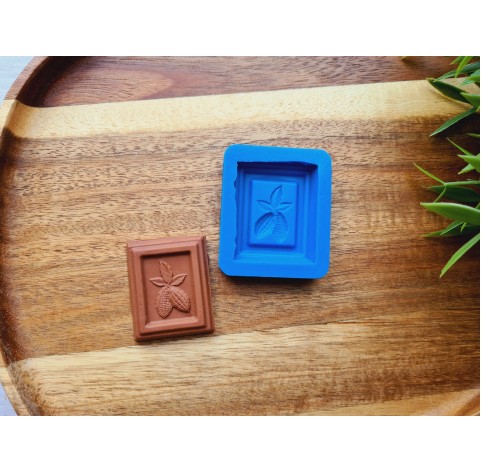 Silicone mold, Chocolate, style 2, ~ 3.2*3.9 cm, H:0.7 cm