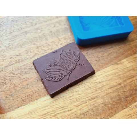 Silicone mold, Chocolate, style 44, ~ 3.2*4 cm, H:0.5 cm