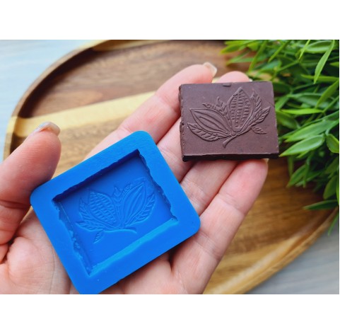 Silicone mold, Chocolate, style 44, ~ 3.2*4 cm, H:0.5 cm