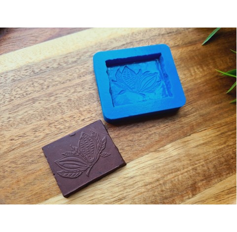 Silicone mold, Chocolate, style 44, ~ 3.2*4 cm, H:0.5 cm