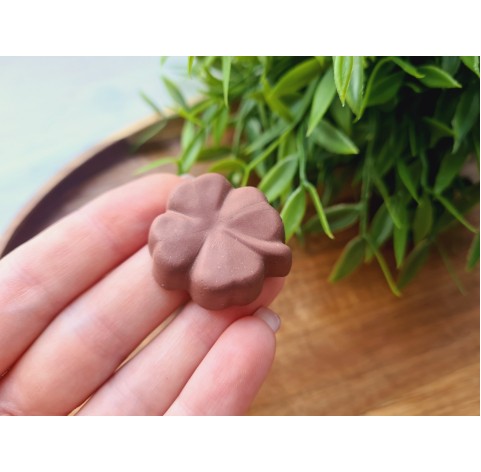 Silicone mold, Chocolate, style 45, clover, ~ 2.7*3.1 cm, H:1 cm