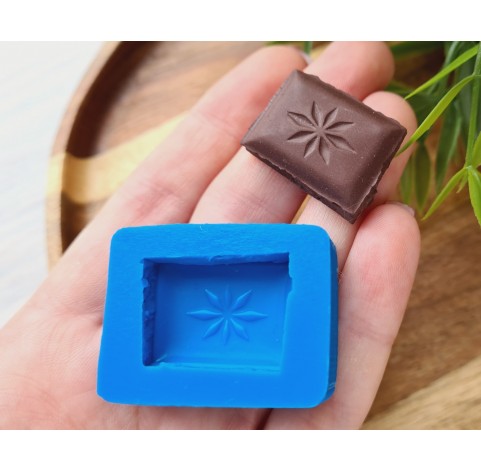 Silicone mold, Chocolate, style 48, ~ 1.9*2.7 cm, H:0.8 cm