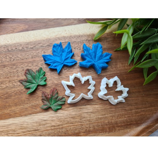 Silicone veiner, Maple leaf, set or individually