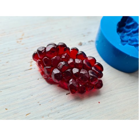Silicone mold, Pomegranate, ~ 3.5*5.6 cm, H:2.3 cm