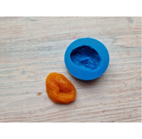 Silicone mold, Dried apricot, style 2, 2D, ~ 2.3*3.3 cm