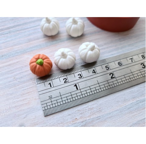 Silicone mold, Mini pumpkin, 5 pcs., ~ Ø 1.5 cm