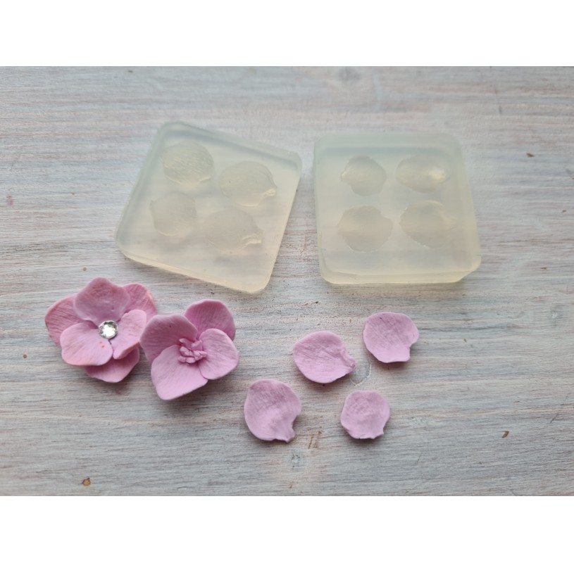 Silicone earrings mold flower mould for resin and epoxy Hydrangea