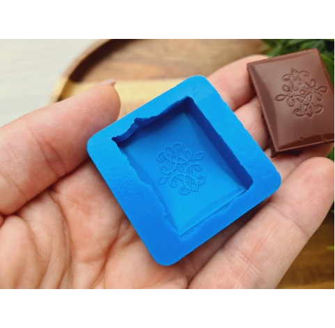 Silicone mold, Chocolate, style 54, ~ 2.4*3.4 cm, H:0.8 cm