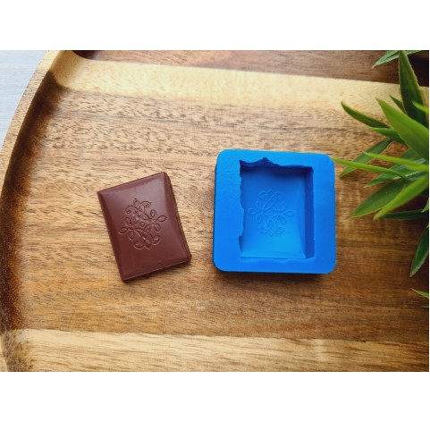 Silicone mold, Chocolate, style 54, ~ 2.4*3.4 cm, H:0.8 cm