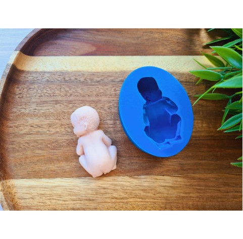 Silicone mold, Baby, 2D, ~ 2.9*5.2 cm, H:1.9 cm