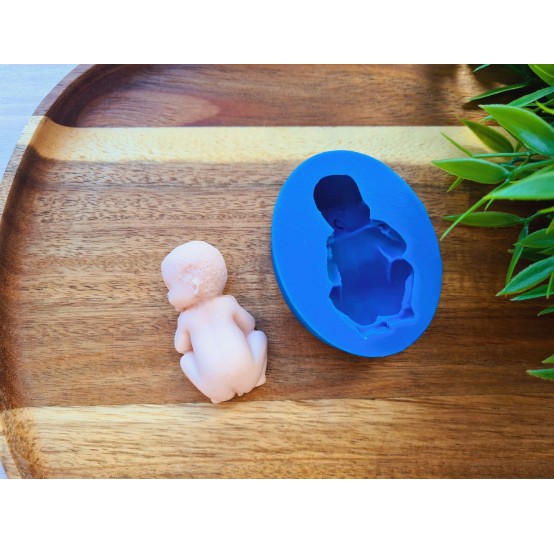 Silicone mold, Baby, 2D, ~ 2.9*5.2 cm, H:1.9 cm