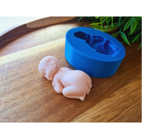 Silicone mold, Baby, 2D, ~ 2.9*5.2 cm, H:1.9 cm