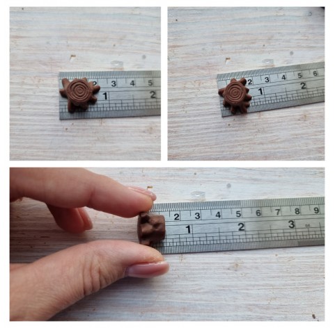 Silicone mold, Stump, ~ 1.8*2.1 cm, H:1.2 cm