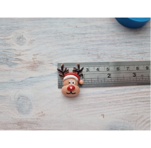 Silicone mold, Christmas deer, ~ 2.5 * 3.2 cm